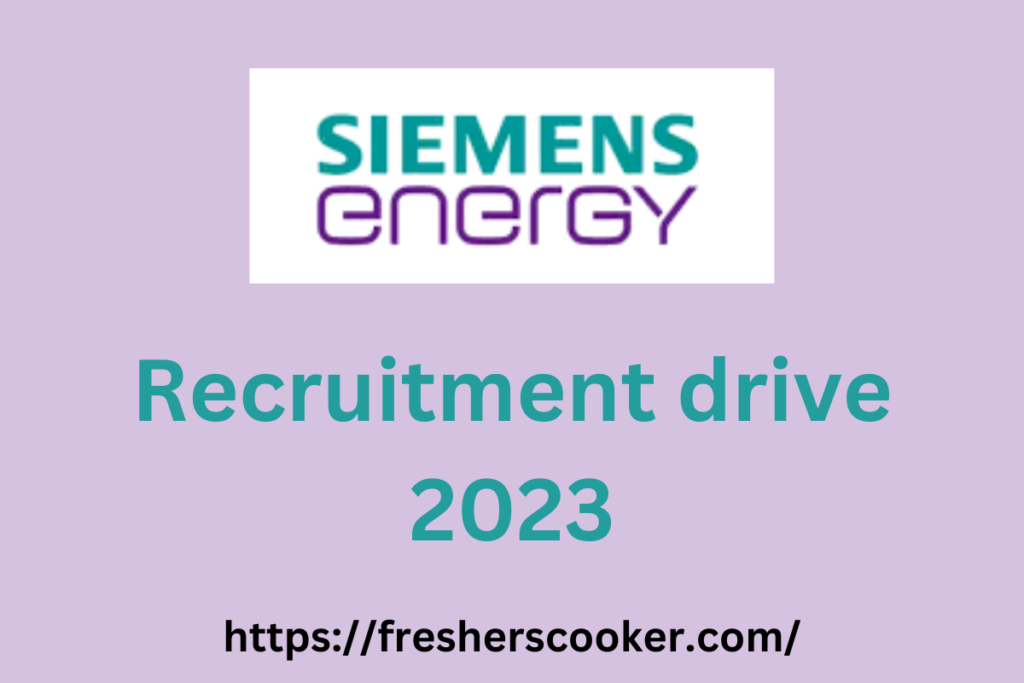 Siemens Energy Recruitment Graduate Trainee Engineer