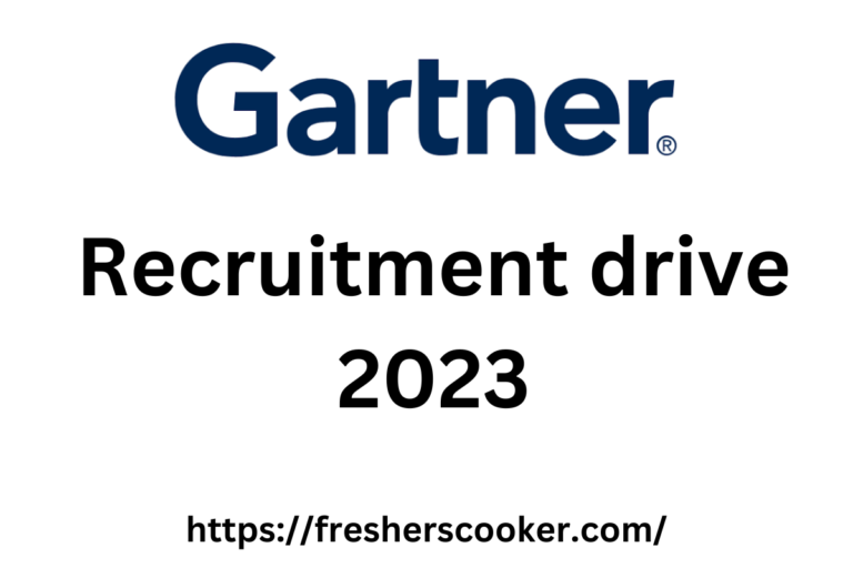 Gartner Recruitment Drive 2023