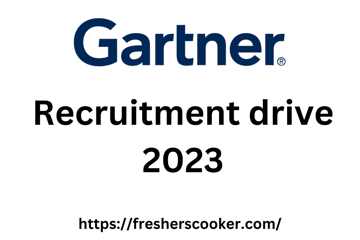 Gartner Recruitment Drive 2023