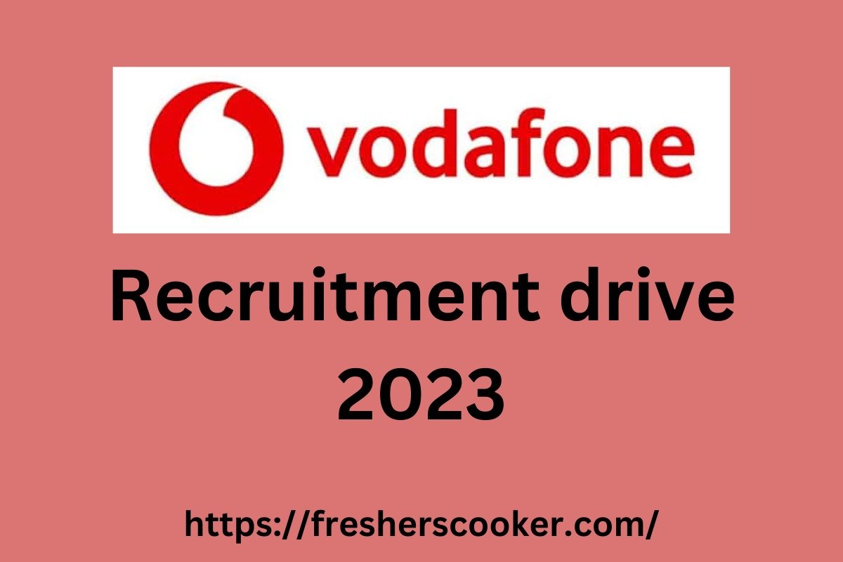 Vodafone Recruitment 2023