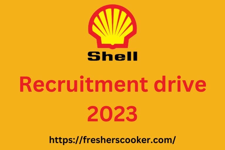 Shell Recruitment 2023