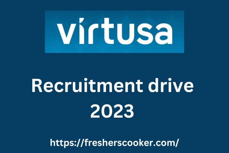 Virtusa Recruitment 2023