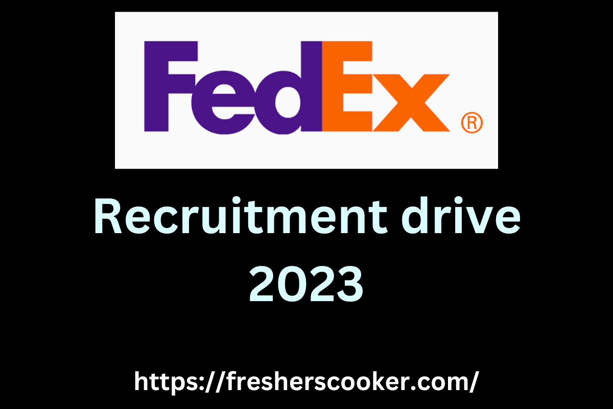 FedEx Recruitment 2023