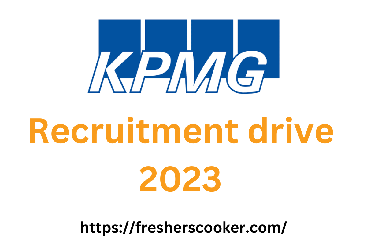 KPMG Recruitment 2023