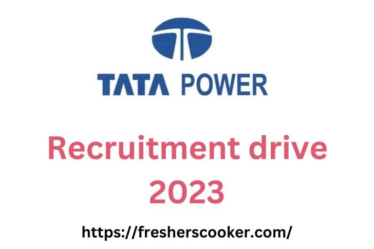 Tata Power Recruitment 2023