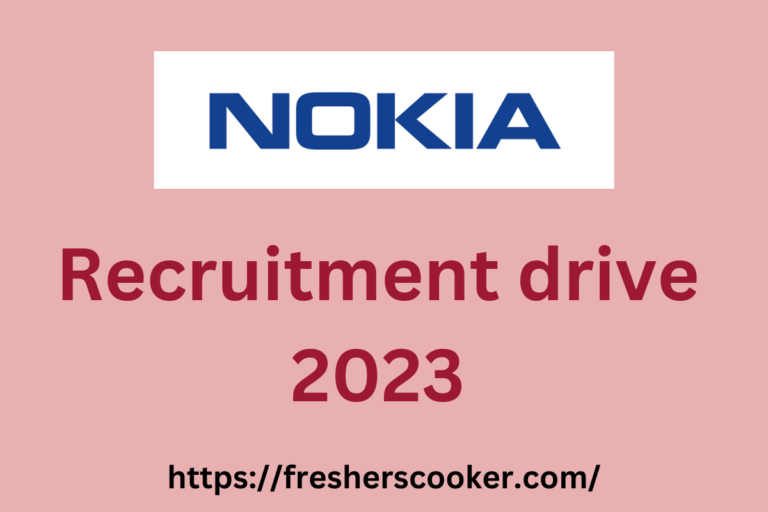 Nokia Recruitment 2023