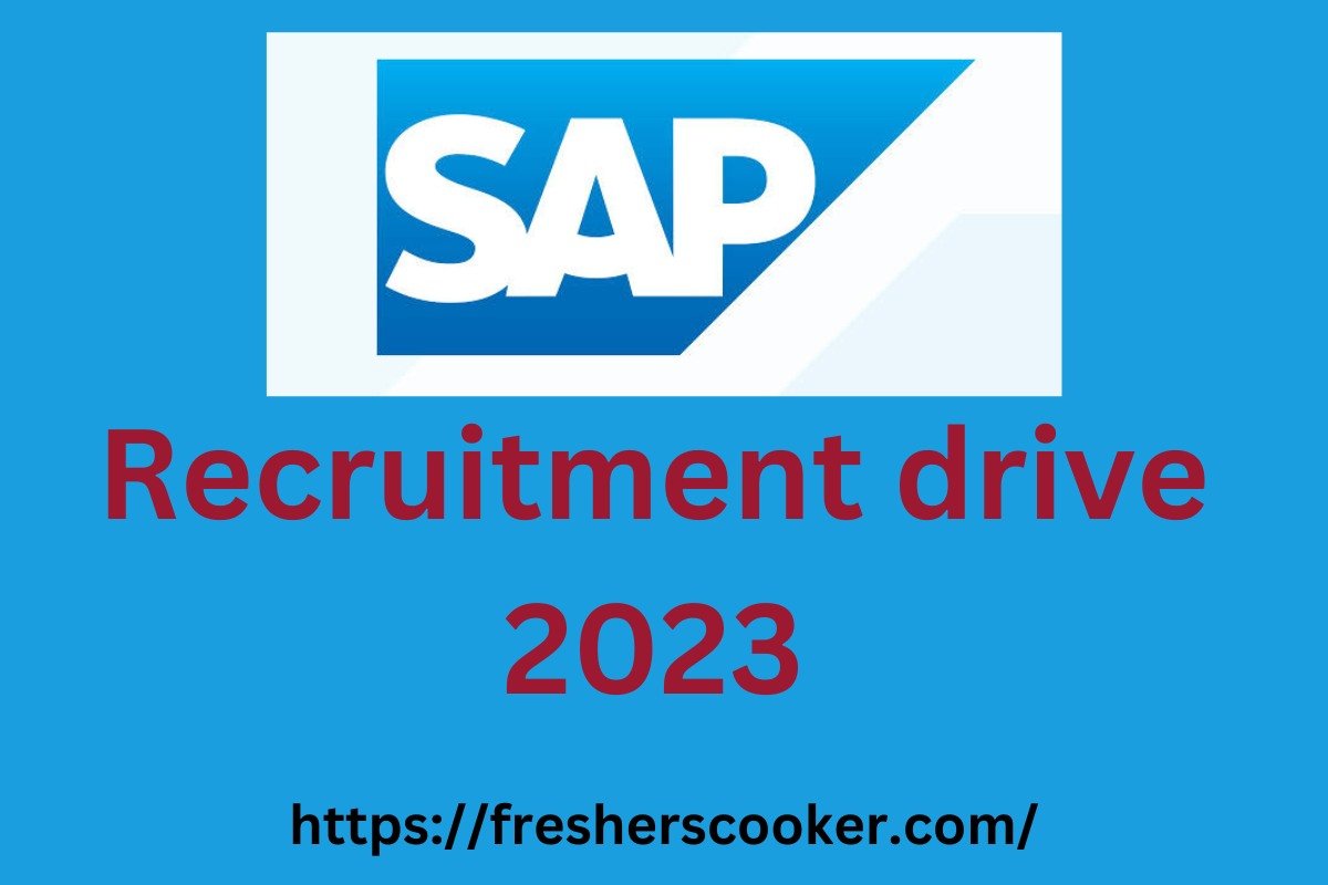 SAP Recruitment 2023