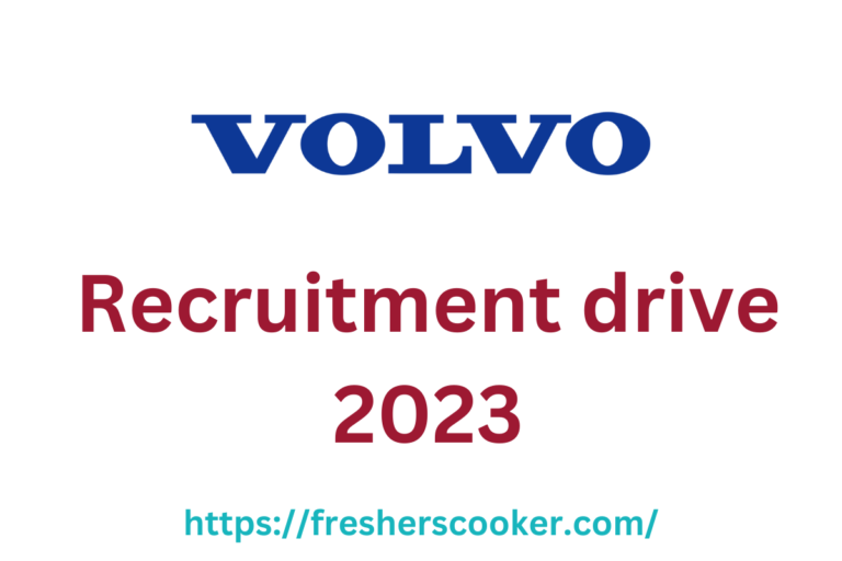 Volvo Recruitment Drive 2023