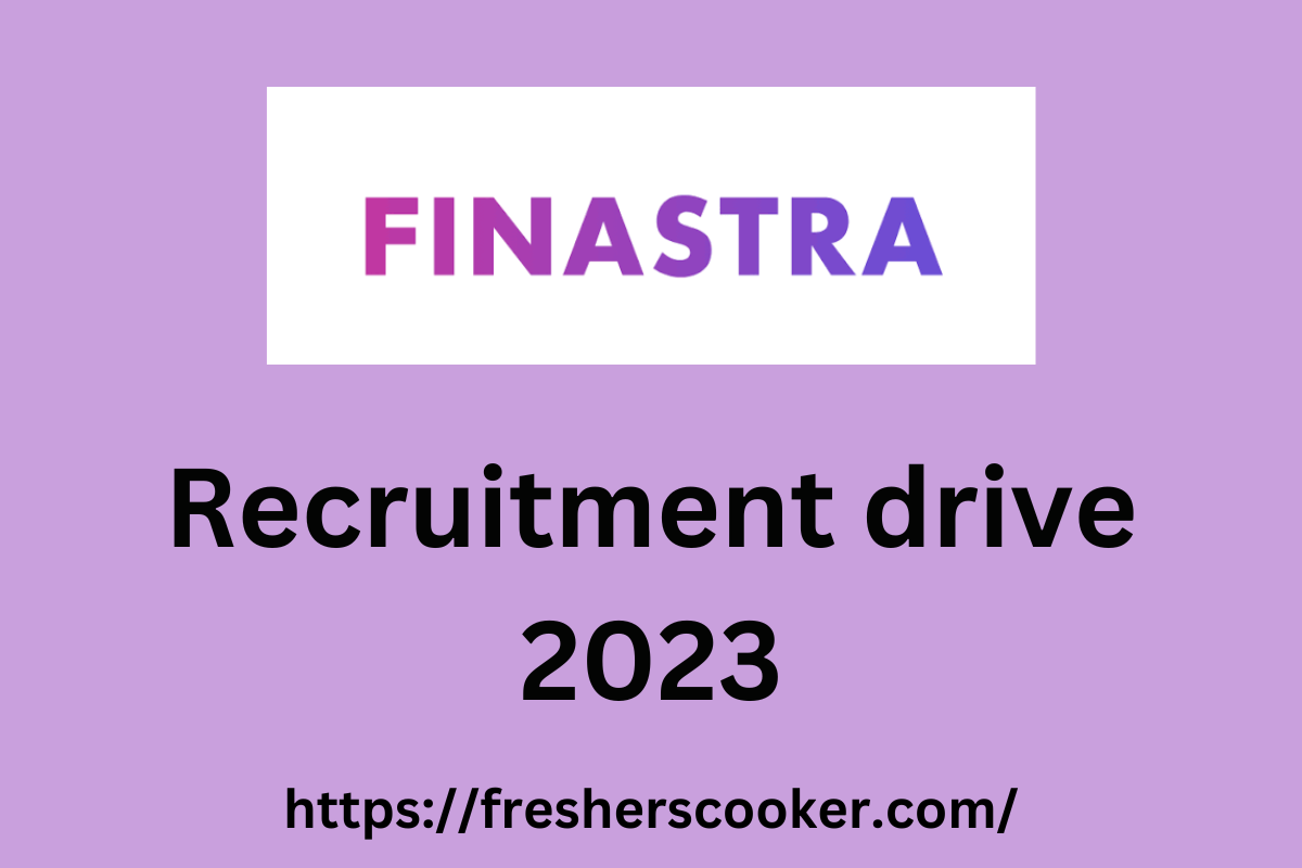 Finastra Recruitment 2023