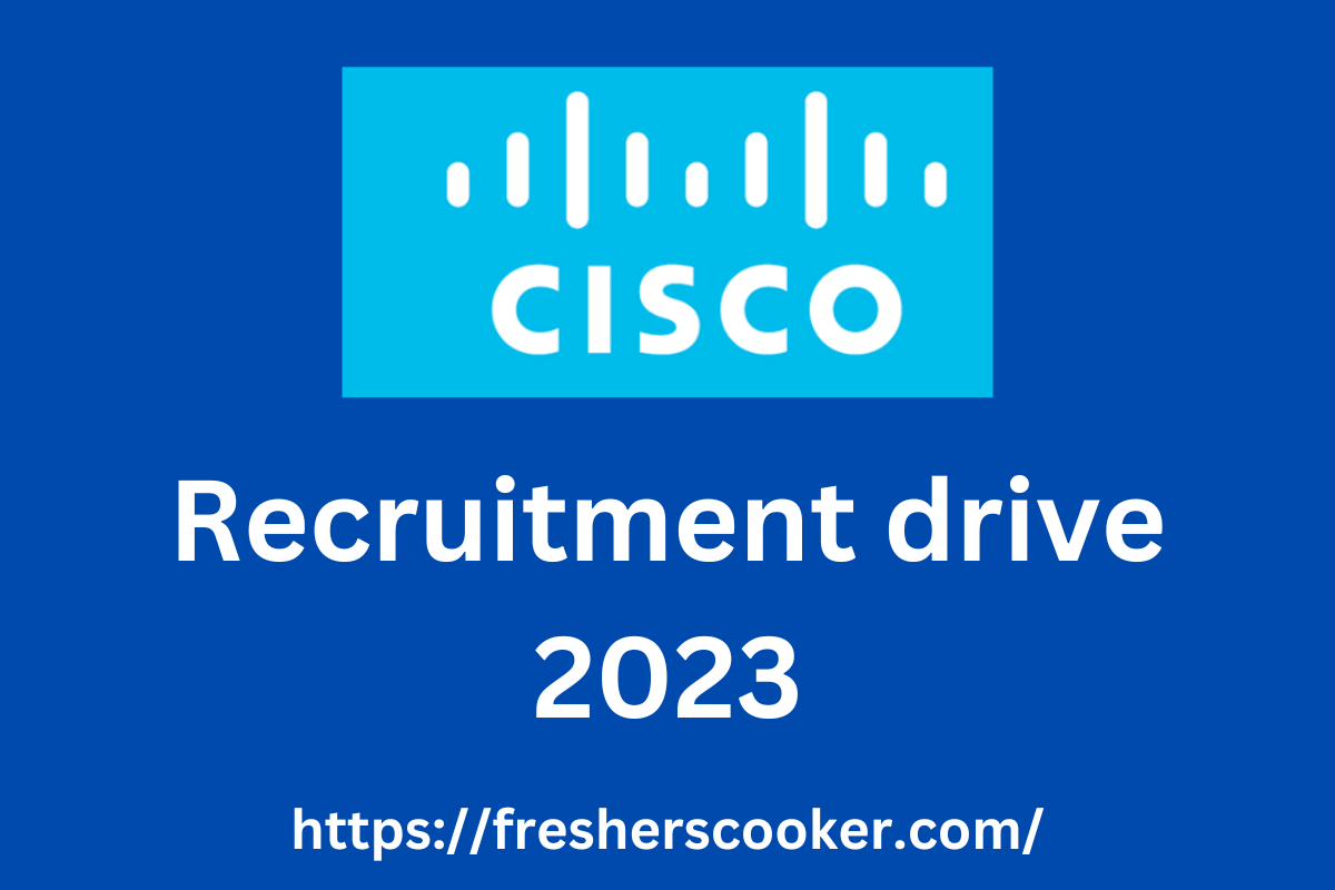 Cisco Jobs Recruitment 2023