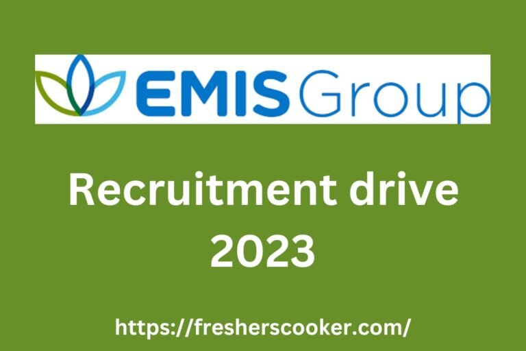 EMIS Group Recruitment 2023
