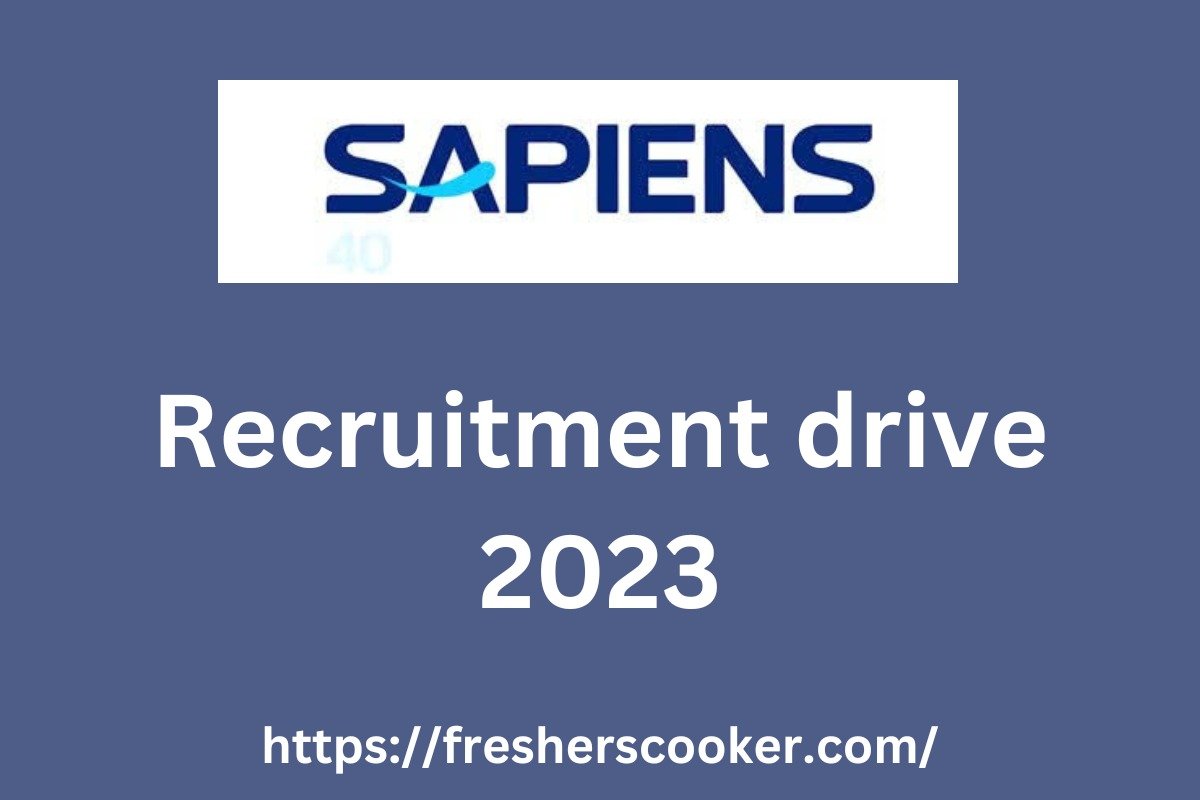 Sapiens Recruitment 2023