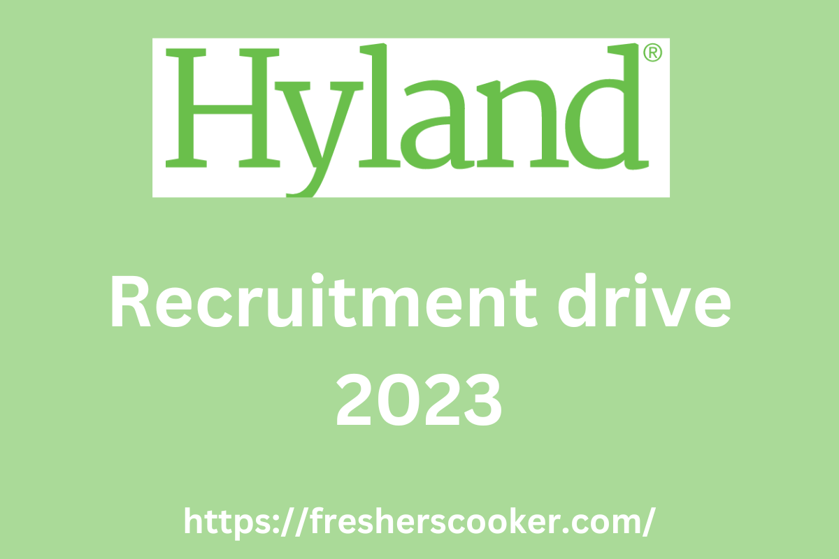 Hyland Freshers Recruitment 2023