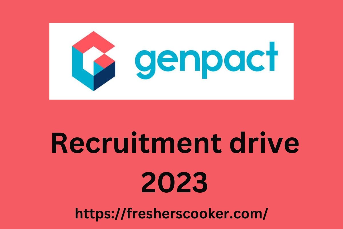 Genpact Recruitment 2023