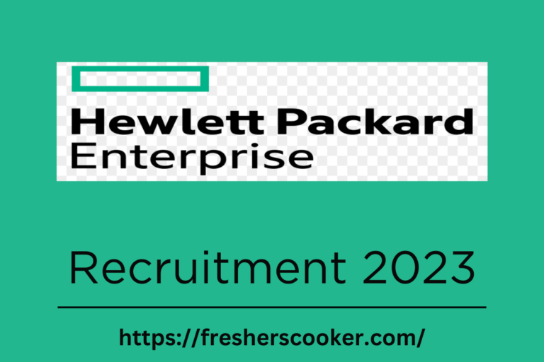 HPE Campus Recruitment 2023