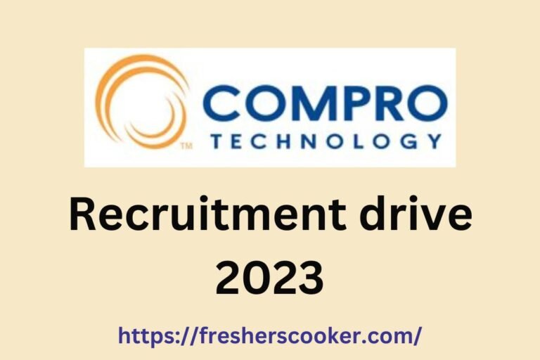 Compro Technologies Campus Recruitment 2023