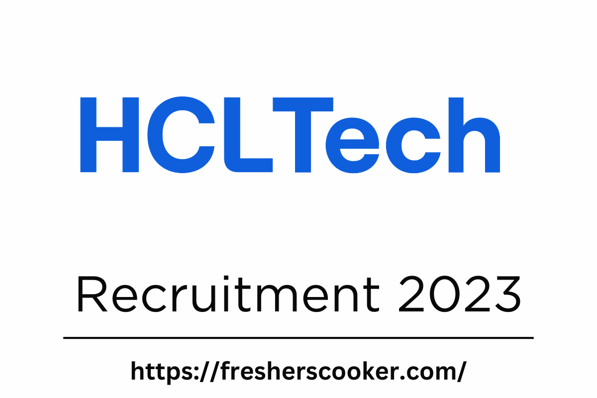 HCLTech Recruitment 2023
