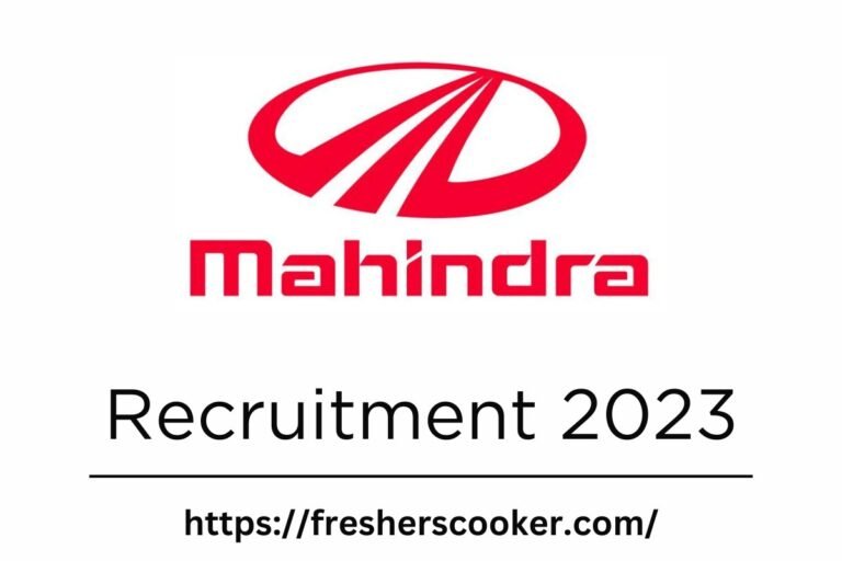 Mahindra Recruitment 2023