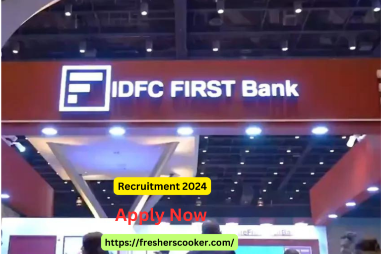 IDFC First Bank Off Campus Drive 2024